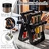 Spice Rack Organizer With 18 Spice Jars