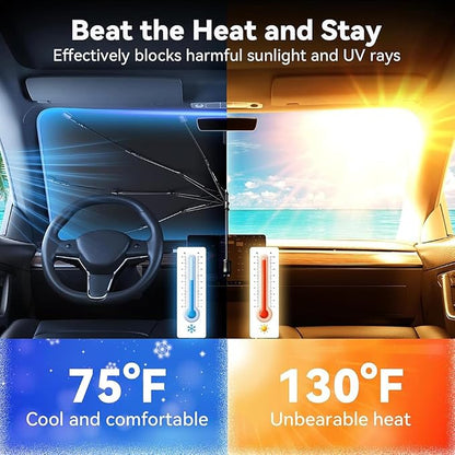 Car Windshield Sunshade Foldable Front Window Cover