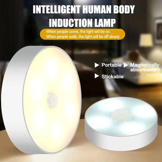 ‎USB Rechargeable LED Motion Sensor Wall Light
